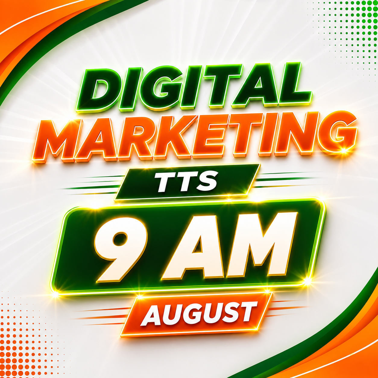 AUGUST – TTS 9AM to 10:30AM (2026)